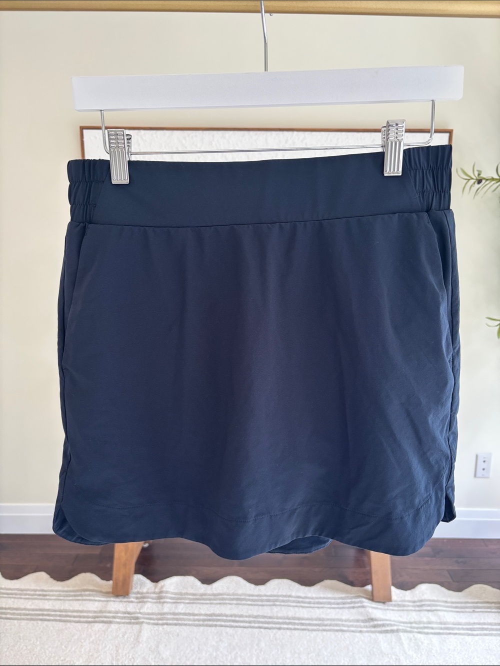 CRZ YOGA Navy Athletic Skort with Elastic Waistband